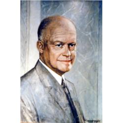 J.K. HANSEGGER 050 O/P PORTRAIT DWIGHT EISENHOWER