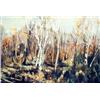 Image 1 : J.K. HANSEGGER 773 O/C BIRCH TREES IN FALL 36"X28"