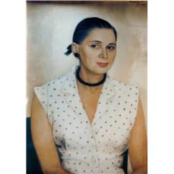 J.K. HANSEGGER 016 O/B PORTRAIT OF LADY ENTITLED