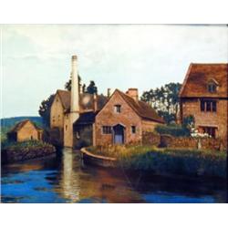 J.K. HANSEGGER 870 O/P OLD MILL AT LOWER SLAUGHTER