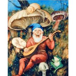 J.K. HANSEGGER 210 "THE MUSICIAN" O/B 13.5"X18"