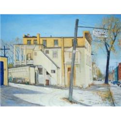 J. K. HANSEGGER 784 OIL ON CANVAS NO. 23 YELLOW HO