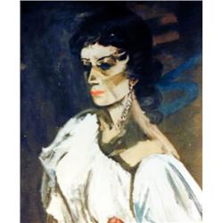 J.K. HANSEGGER 149 O/C CARMEN 1954 24"X30" (FRAMED