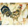 Image 1 : J.K. HANSEGGER 512 CUBIST ROOSTER 19.5"X15.5" (FRA