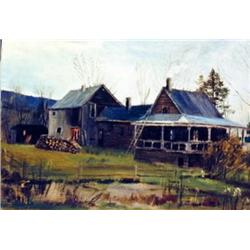 J. K. HANSEGGER 772 OIL ON CANVAS DANTE ANNA'S FAR