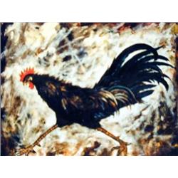 J.K. HANSEGGER 552 O/C ROOSTER 30"X24"