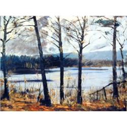 J. K. HANSEGGER 796 O/C TREES AND LAKE