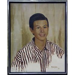 J.K. HANSEGGER O/B PORTRAIT BOY IN STRIPED SHIRT