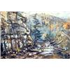 Image 1 : J.K. HANSEGGER 728 O/C AUTUMN SCENE W/ ROCKS & STR