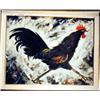 Image 1 : J.K. HANSEGGER 539 O/B ROOSTER 27"X 21.5" (FRAMED)