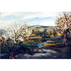 J. K. HANSEGGER 672 O/C TREES IN BLOSSOM