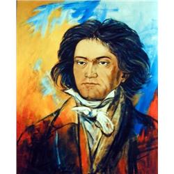 J.K. HANSEGGER 250 PORTRAIT OF BEETHOVEN 24"X30"