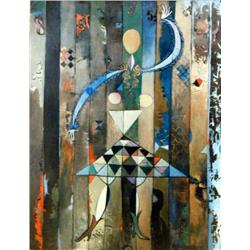 J K HANSEGGER 1077 O/C "GIRL DANCING" 27