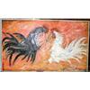 Image 1 : J.K. HANSEGGER O/C COCK FIGHT 59"X35"