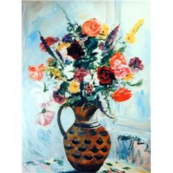 J.K. HANSEGGER 389 BOUQUET OF DIFF FLOWERS O/C
