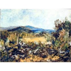 J. K. HANSEGGER 788 PALLETTE KNIFE PAINTING ON CAN