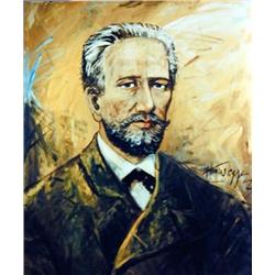 J.K. HANSEGGER 228 O/C PORTRAIT MAN IN GREEN