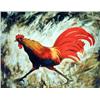 Image 1 : J.K. HANSEGGER 525 O/P ROOSTER 28"X22"