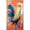 Image 1 : J.K. HANSEGGER 473 O/C ROOSTER 12"X22" (FRAMED)