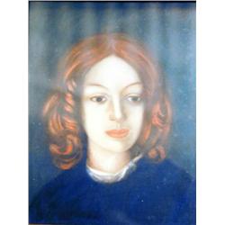 J.K. HANSEGGER 172 O/C RED HAIRED GYPSY GIRL