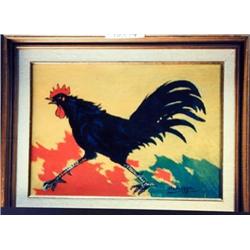 J.K. HANSEGGER 493 O/C BLACK ROOSTER TITLED "LA SE