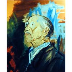 J.K. HANSEGGER 227 O/C PORTRAIT MAN W/ PINCE-NEZ