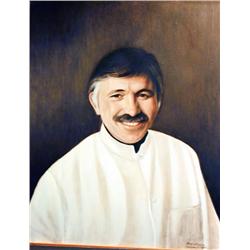 J.K. HANSEGGER 225 O/C PORTRAIT MAN IN ARUBE JACKE