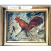 Image 1 : J.K. HANSEGGER 498 O/C RED ROOSTER 9"X7.5"