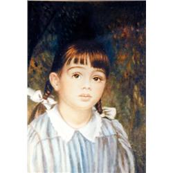 J.K. HANSEGGER 93 O/C GIRL LISTENING TO THE SINGIN