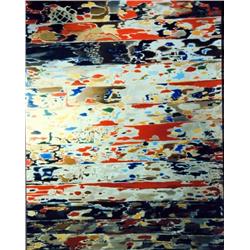 J.K. HANSEGGER 966 O/C ABSTRACT PARALLELS 60"X50"