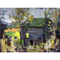 J K HANSEGGER 800 OIL ON BOARD "EGREMONT" 24"X18"