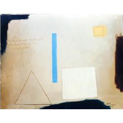 J K HANSEGGER 956 OIL ON CANVAS "MUHELOS UND LEICH