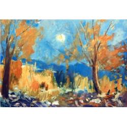 J.K. HANSEGGER 727 O/C STONE WALL 36"X28"