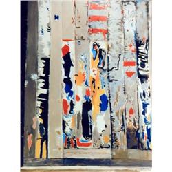 J.K. HANSEGGER 962 O/P ABSTRACT PARALLELS 30"X40"