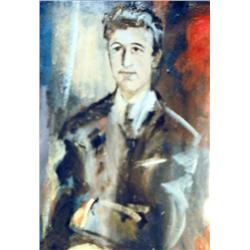 J.K. HANSEGGER 80 PORTRAIT K. KOVELT 25.5"X36"