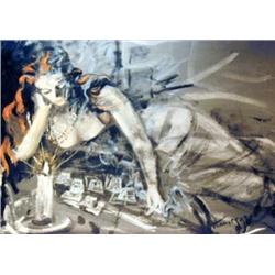 J.K. HANSEGGER 150 O/B GYPSY READING THE CARDS