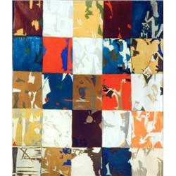 J.K. HANSEGGER 960 O/C ABSTRACT IN 25 SQUARES
