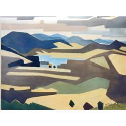 J.K. HANSEGGER 1148 O/C CAMOUFLAGE LANDSCAPE