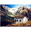 Image 1 : J.K. HANSEGGER 868 O/B SWISS ALPS SCENE 40"X30"