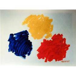 J.K. HANSEGGER 1245 O/P LG SPLOTCHES 28"X22"