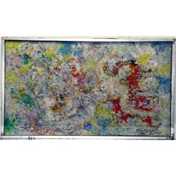 J.K. HANSEGGER PALLETTE KNIFE ON CANVAS