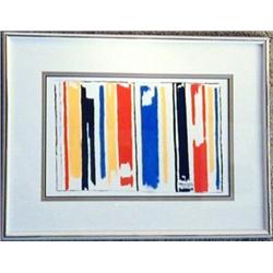 J. K. HANSEGGER 1029 WATERCOLOR ON PAPER "THE PRIM