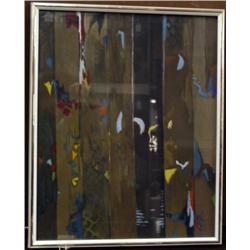 J K HANSEGGER O/C "HELLER MOND" 16"X20"