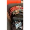 Image 11 : TOTE OF WELDING BLANKET, CUTTING DISCS, 2 MILLER METER KITS AND MORE