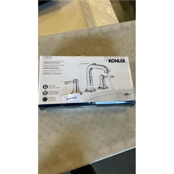 KOHLER STAINLESS BATHROOM FAUCET SET