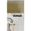 Image 3 : KOHLER STAINLESS BATHROOM FAUCET SET