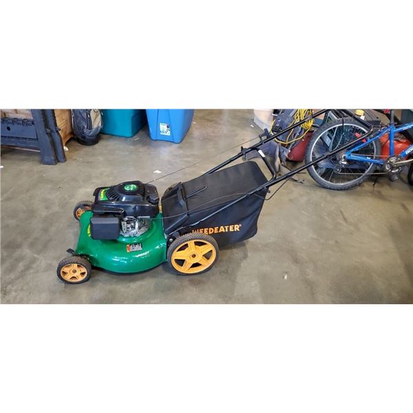 WEED EATER 21" GAS LAWN MOWER RUNS NEEDS CARB CLEANING