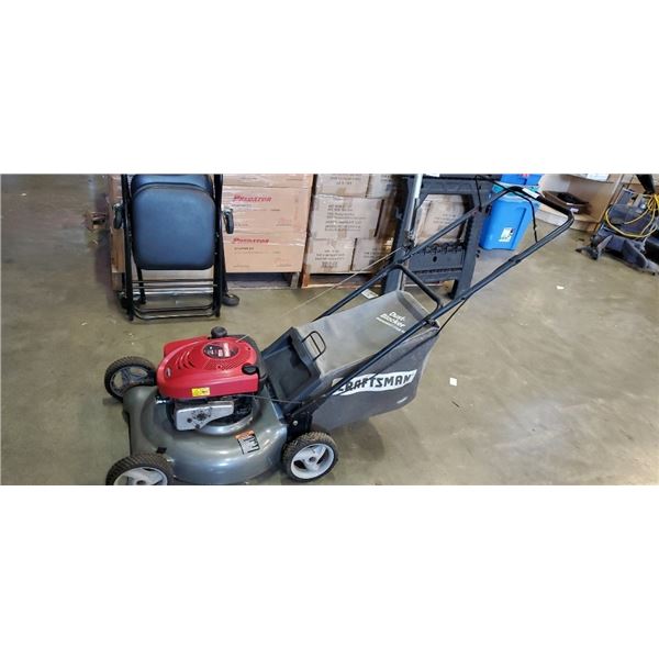 CRAFTSMAN 21" GAS LAWN MOWER RUNS NEEDS CARB CLEANING