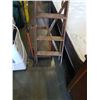 Image 2 : 5FT WOODEN A FRAME LADDER STEPSTOOL AND 2 WHEEL DOLLY