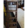 Image 3 : 5FT WOODEN A FRAME LADDER STEPSTOOL AND 2 WHEEL DOLLY